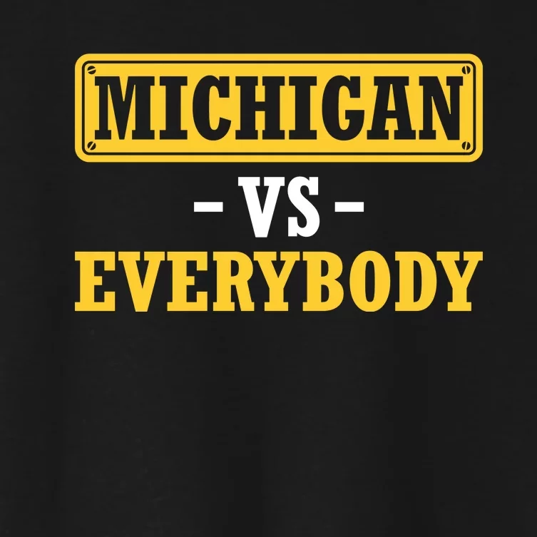 Michigan Pride Bold Statement Apparel For Sports Fans Women's Crop Top Tee