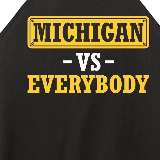 Michigan Pride Bold Statement Apparel For Sports Fans Women’s Perfect Tri Rocker Tank