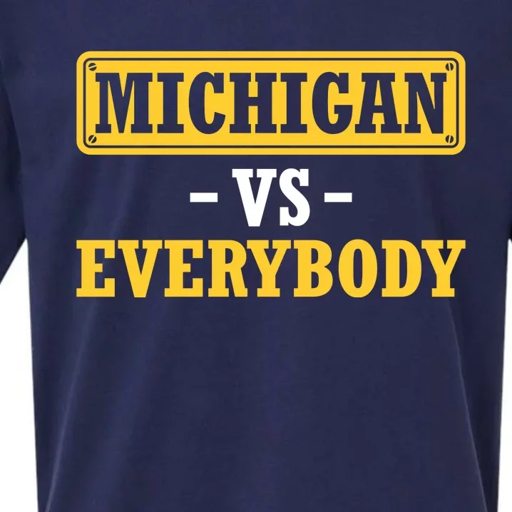 Michigan Pride Bold Statement Apparel For Sports Fans Sueded Cloud Jersey T-Shirt