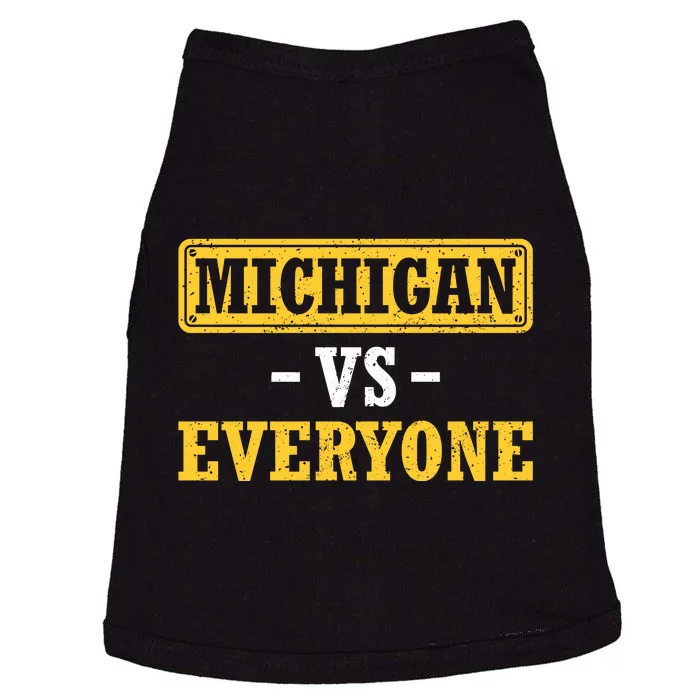 Michigan Pride Bold Statement Apparel: Show Your Allegiance Doggie Tank