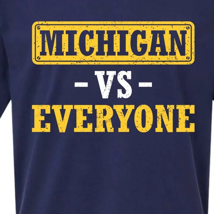 Michigan Pride Bold Statement Apparel: Show Your Allegiance Sueded Cloud Jersey T-Shirt