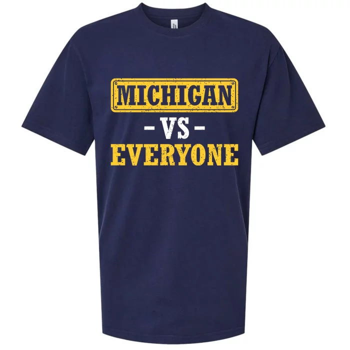 Michigan Pride Bold Statement Apparel: Show Your Allegiance Sueded Cloud Jersey T-Shirt