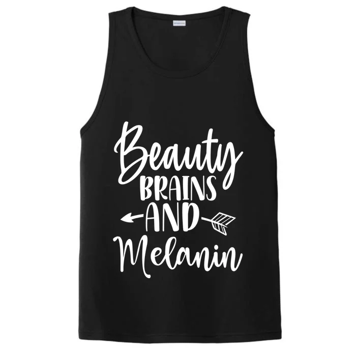 Melanin Poppin Black Magic Plus Size Black History Tee Gift Performance Tank