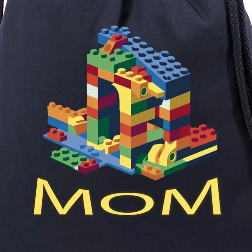 Mom Parent Brick Master Builder Building Blocks Set Family Gift Drawstring Bag