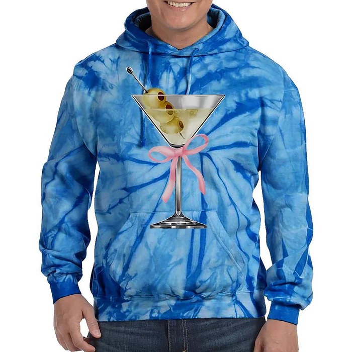 Martini P.I.N.K Bow For Girl Tie Dye Hoodie