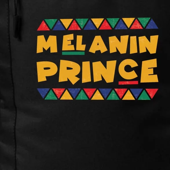 Melanin Prince Black Son Black Pride Family Matching Outfit Juneteenth Daily Commute Backpack