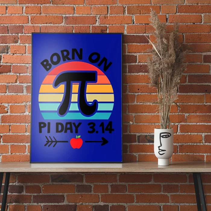 Math Pi Birthday Born On Pi Day Cute Gift Poster