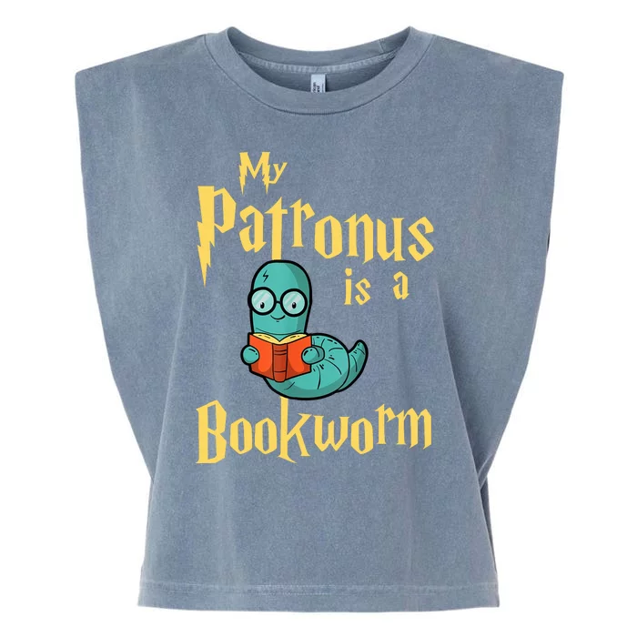 My Patronus Bookworm Garment-Dyed Women's Muscle Tee