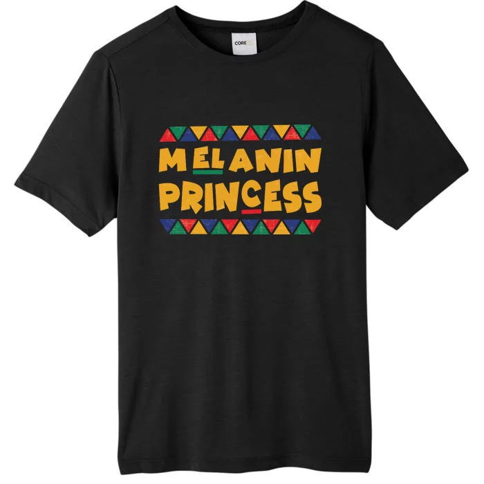 Melanin Princess Black Daughter Black Pride Family Matching Outfit Juneteenth ChromaSoft Performance T-Shirt