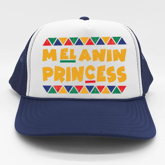 Melanin Princess Black Daughter Black Pride Family Matching Outfit Juneteenth Trucker Hat