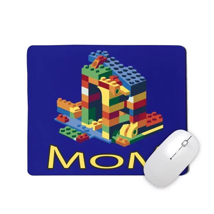 Mom Parent Brick Master Builder Building Blocks Set Family Gift Mousepad