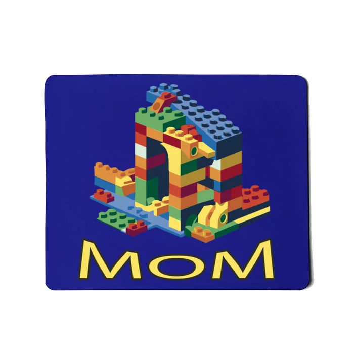 Mom Parent Brick Master Builder Building Blocks Set Family Gift Mousepad