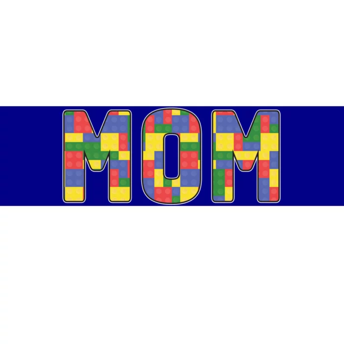 Mom Parents Brick Master Builder Building Blocks Set Family Funny Gift Bumper Sticker