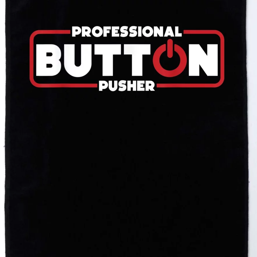 Machinist Professional Button Pusher, Machinist Platinum Collection Golf Towel