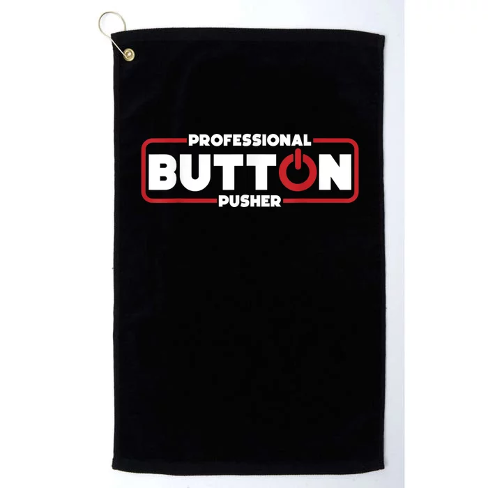 Machinist Professional Button Pusher, Machinist Platinum Collection Golf Towel