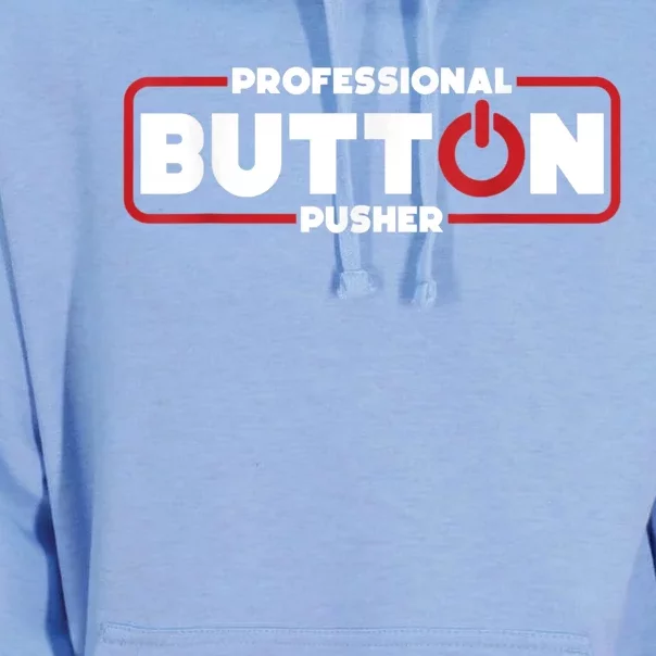 Machinist Professional Button Pusher, Machinist Unisex Surf Hoodie