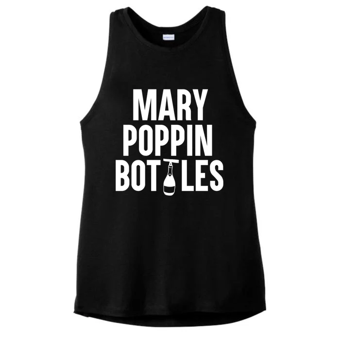 Mary Poppin Bottles Gift Ladies Tri-Blend Wicking Tank