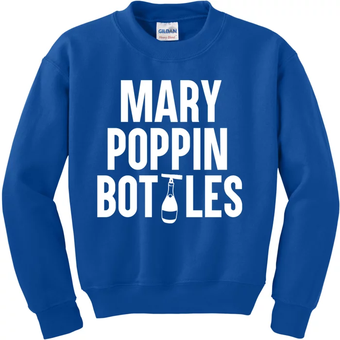 Mary Poppin Bottles Gift Kids Sweatshirt