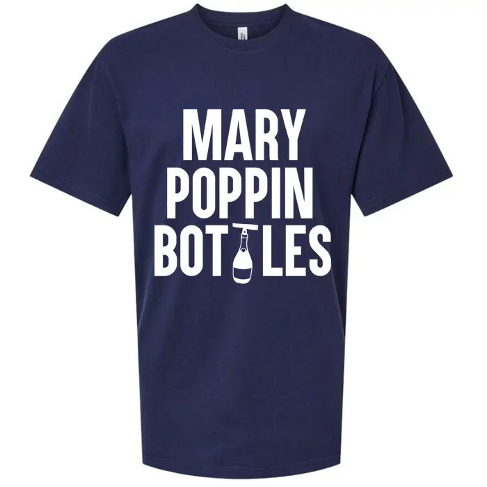 Mary Poppin Bottles Gift Sueded Cloud Jersey T-Shirt