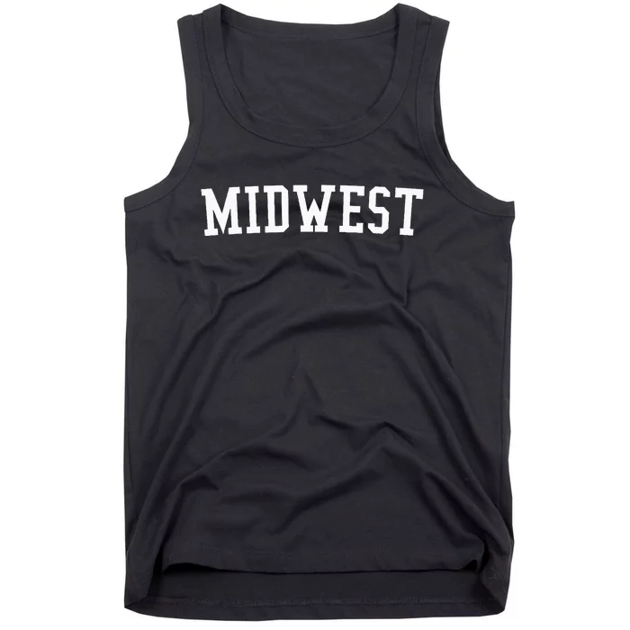 Midwest Prep Block Lettering Vintage Style Tank Top