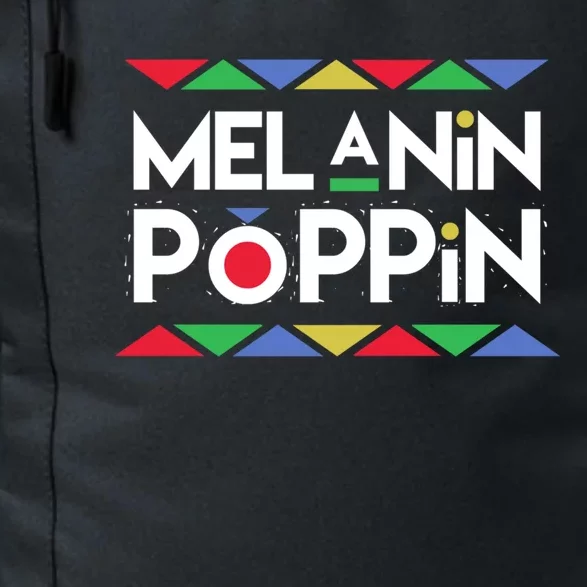 Melanin Poppin! Black Beauty African Pride Gift Daily Commute Backpack