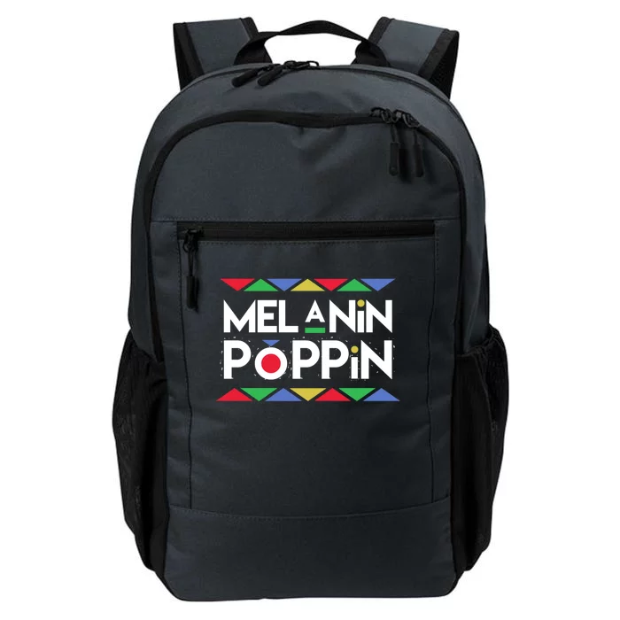 Melanin Poppin! Black Beauty African Pride Gift Daily Commute Backpack