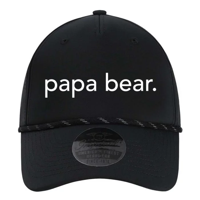 Minimalistic Papa Bear Minimal Meaningful Gift Performance The Dyno Cap