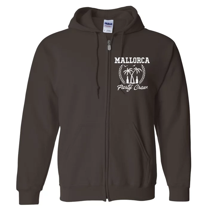 Mallorca Party Crew Full Zip Hoodie