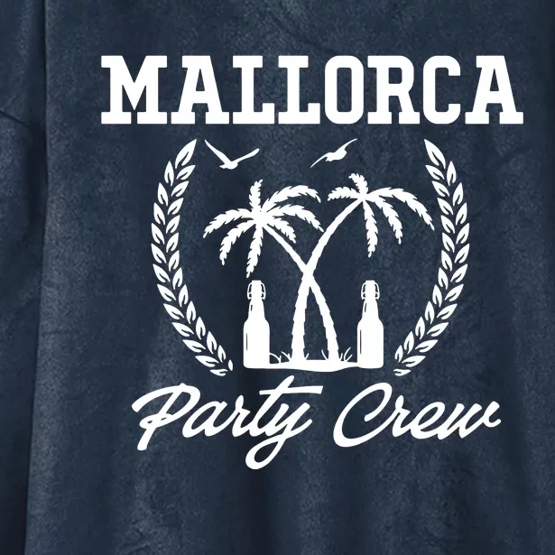 Mallorca Party Crew Hooded Wearable Blanket