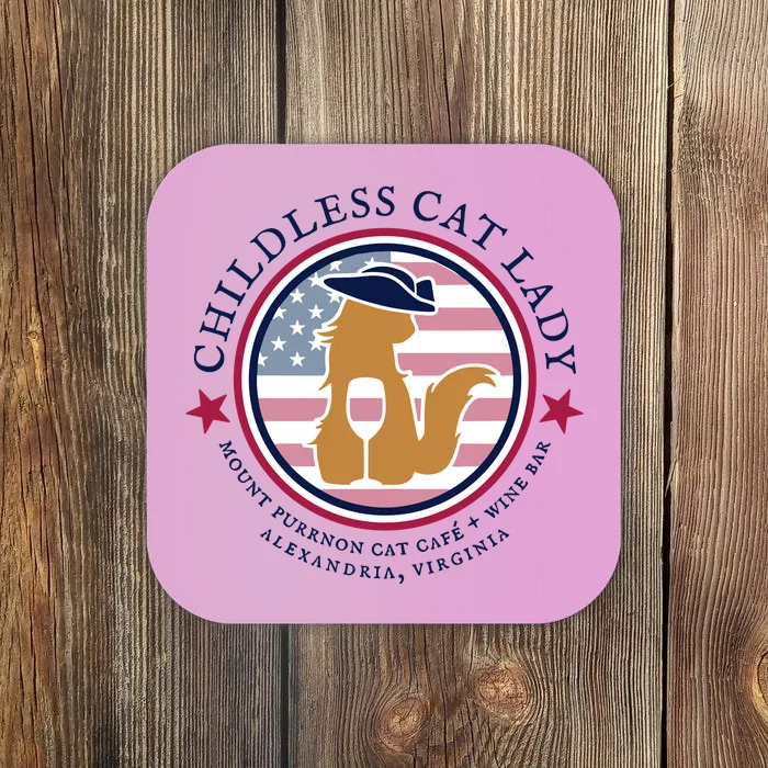 Mount Purrnon Cat Cafe Childless Cat Lady Coaster