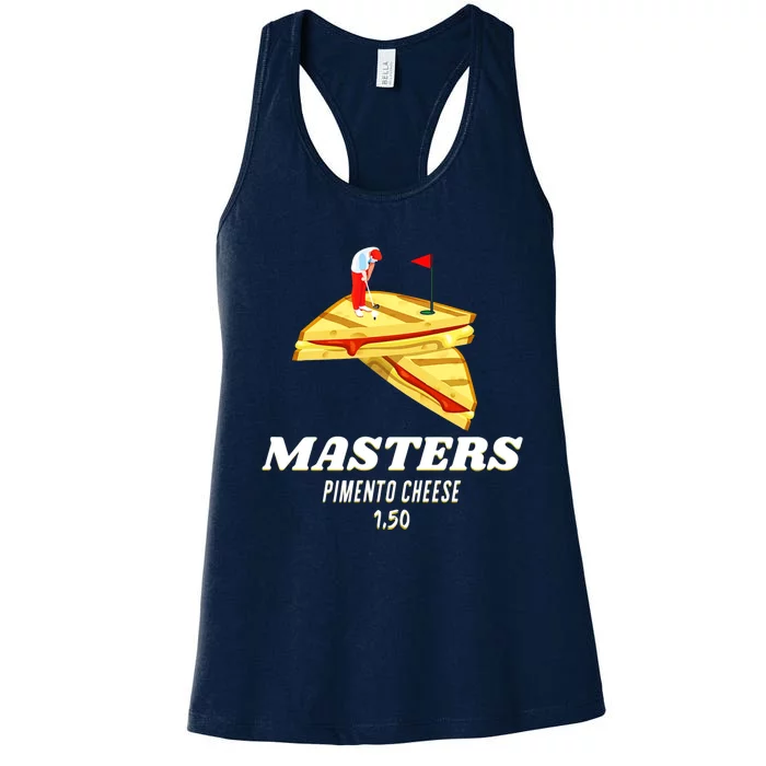 Masters Pimento Cheese Sandwich Tiger Golf Majors Women's Racerback Tank