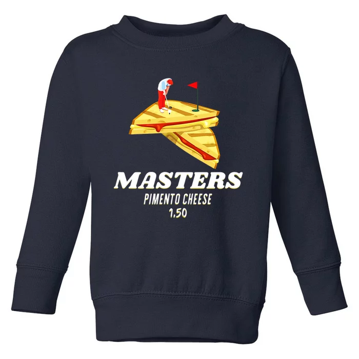 Masters Pimento Cheese Sandwich Tiger Golf Majors Toddler Sweatshirt