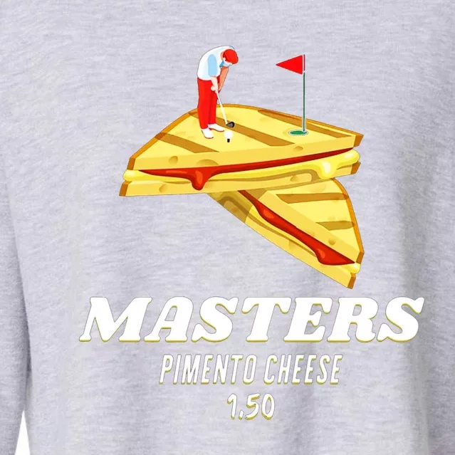 Masters Pimento Cheese Sandwich Tiger Golf Majors Cropped Pullover Crew