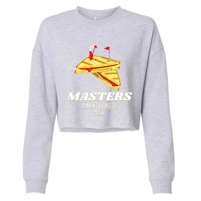 Masters Pimento Cheese Sandwich Tiger Golf Majors Cropped Pullover Crew