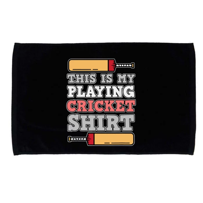 My Playing Cricket Sports Player Lover Team Coach Graphic Microfiber Hand Towel