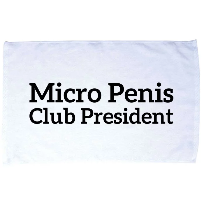 Micro Penis Club President Microfiber Hand Towel