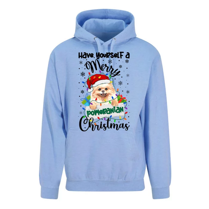 Merry Pomeranian Christmas Pomeranian Xmas Party Meaningful Gift Unisex Surf Hoodie