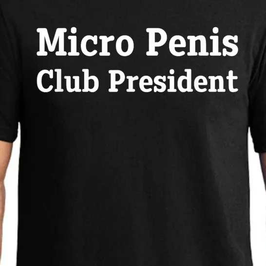 Micro Penis Club President Funny Gift Pajama Set