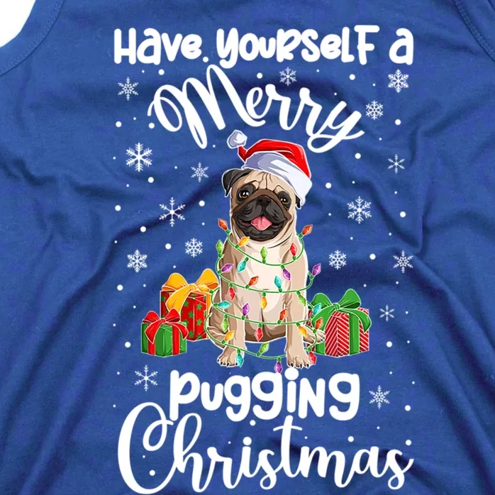 Merry Pugging Christmas Pug Xmas Party Pug Gift Tank Top