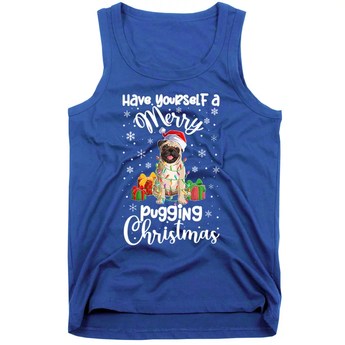 Merry Pugging Christmas Pug Xmas Party Pug Gift Tank Top