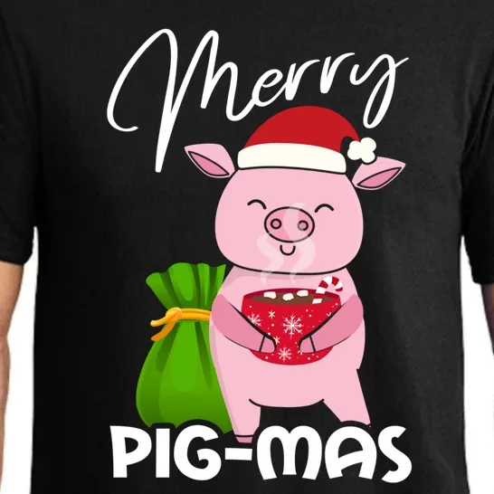 Merry Pigmas Christmas Pig For Swine Lovers Gift Pajama Set