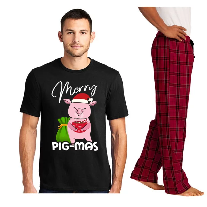 Merry Pigmas Christmas Pig For Swine Lovers Gift Pajama Set