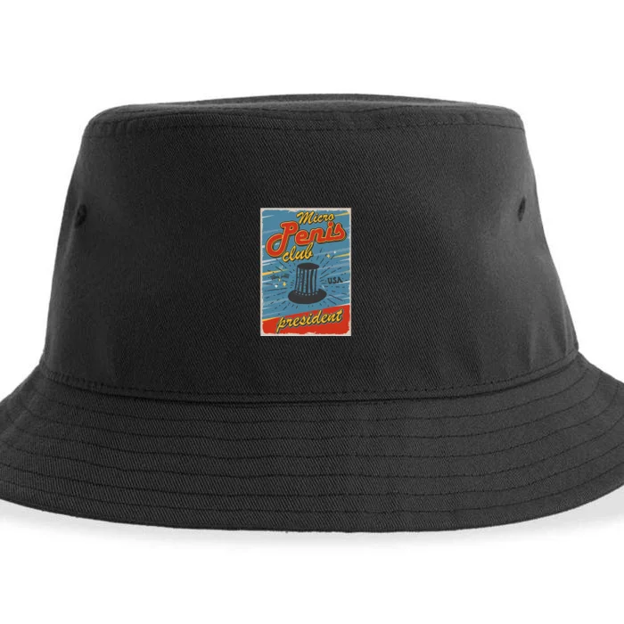 Micro Penis Club President Sustainable Bucket Hat