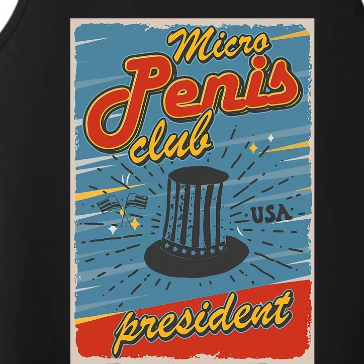 Micro Penis Club President Performance Tank