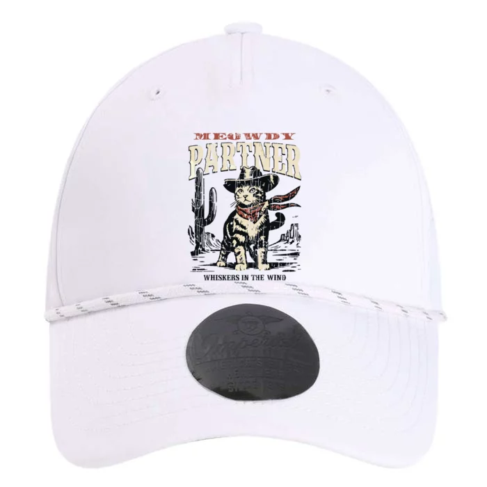 Meowdy Partner Cowboy Cat Vintage Performance The Dyno Cap