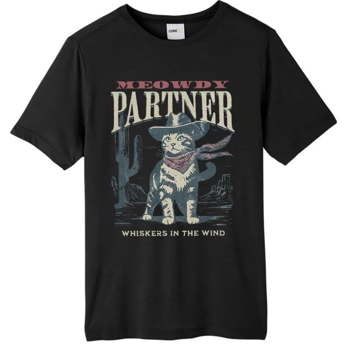 Meowdy Partner Cowboy Cat Country Western ChromaSoft Performance T-Shirt