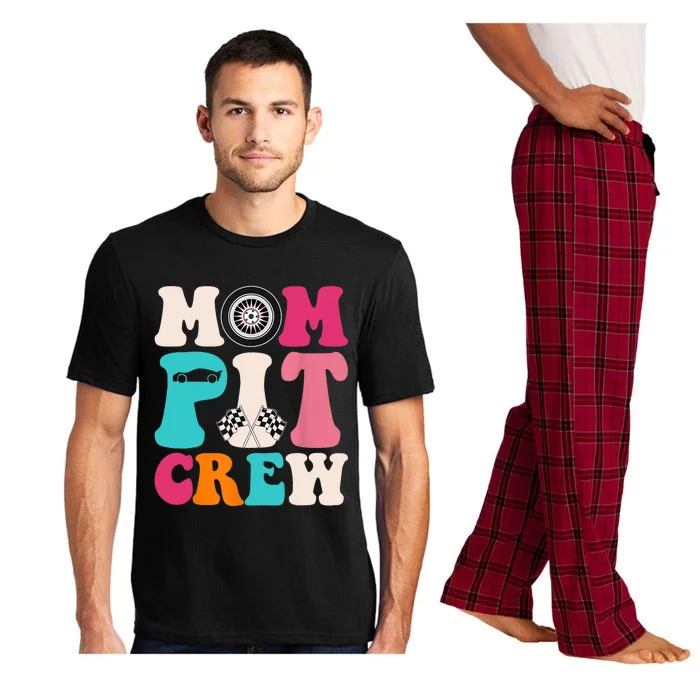 Mom Pit Crew Race Car Birthday Party Racing Mothers Day Pajama Set