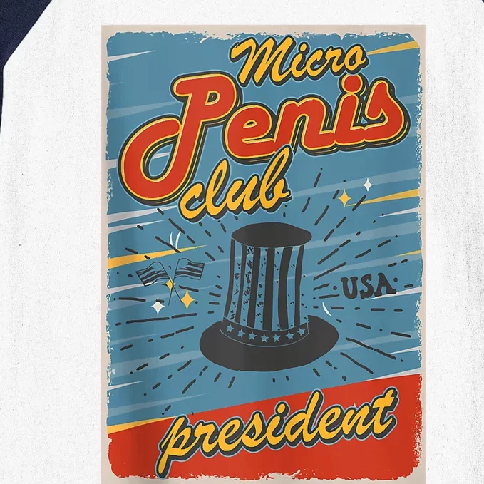 Micro Penis Club President Baseball Sleeve Shirt