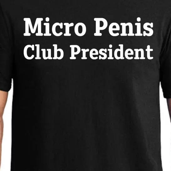 Micro Penis Club President Joke Pajama Set