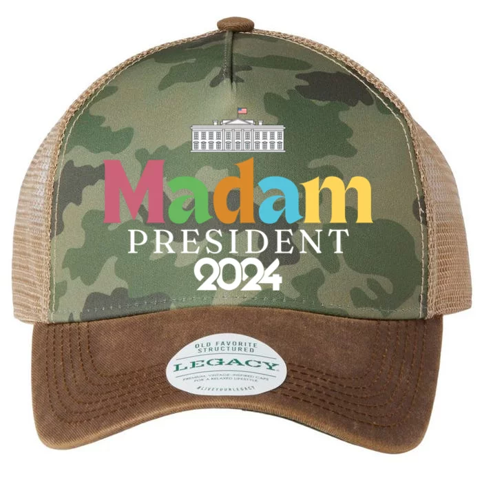 Madam President Colorful White House Gift Legacy Tie Dye Trucker Hat